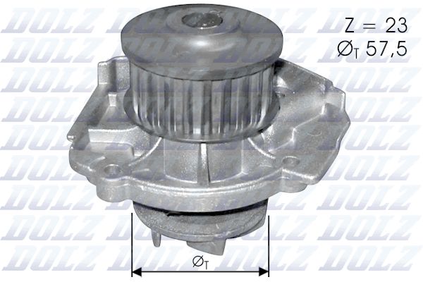Помпа системи охолодження DOLZ S219 - zapix