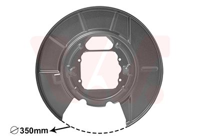 Захист гальмівного диска VAN WEZEL 0685374 - zapix