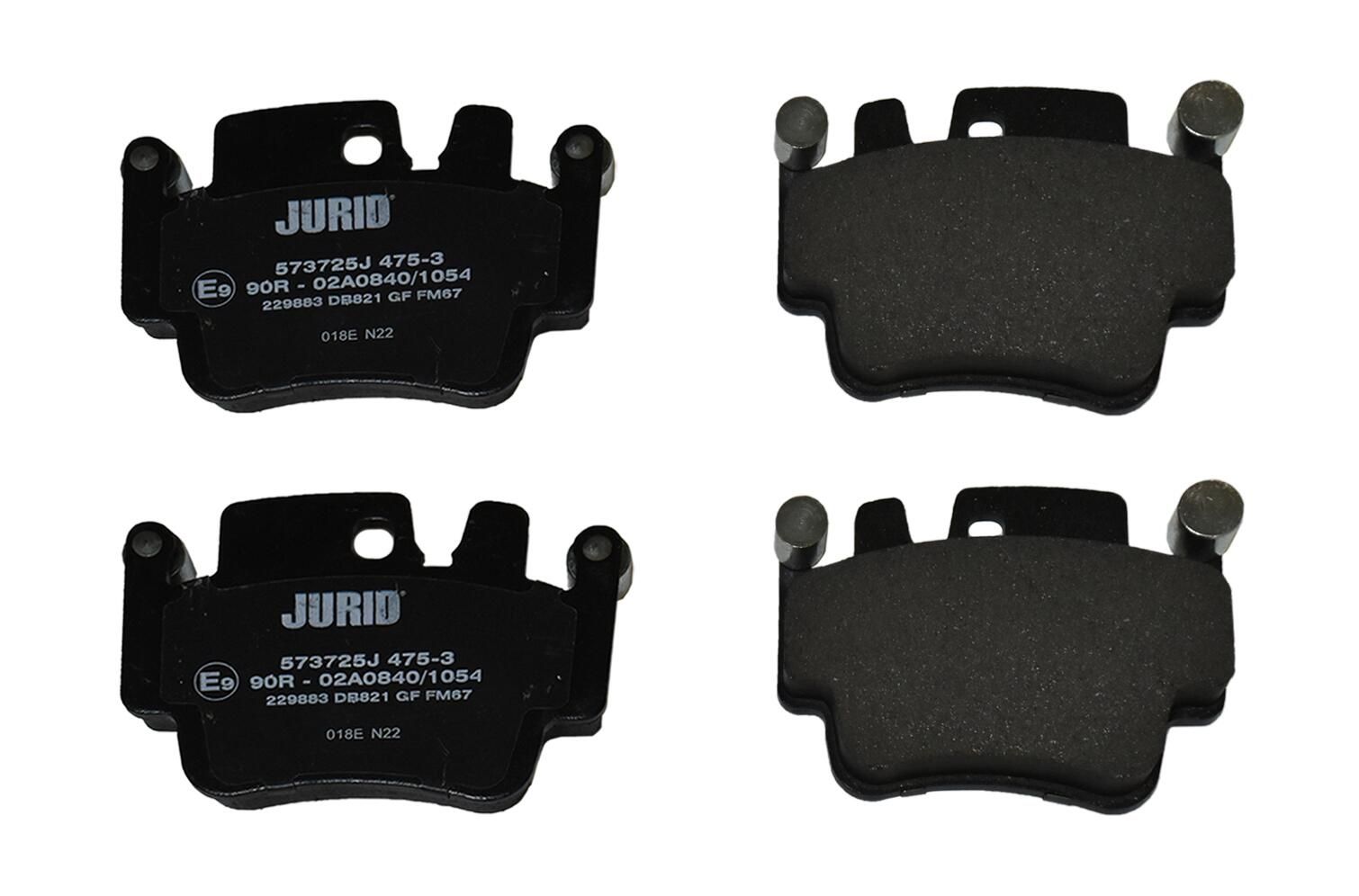 Гальмівні колодки дискові JURID 573725J - zapix