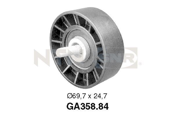 Обвідний ролик ременя приводного SNR GA35884 - zapix