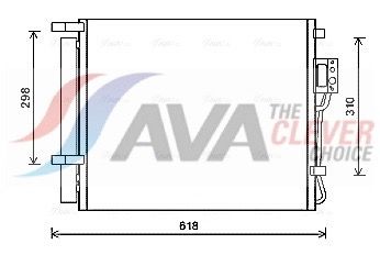 Радіатор кондиціонера AVA QUALITY COOLING HY5310D - zapix