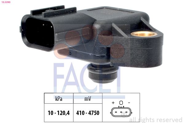 Датчик тиску наддува FACET 103390 - zapix