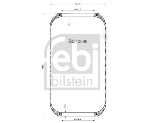 Пневматична підвіска FEBI BILSTEIN 40399 - zapix