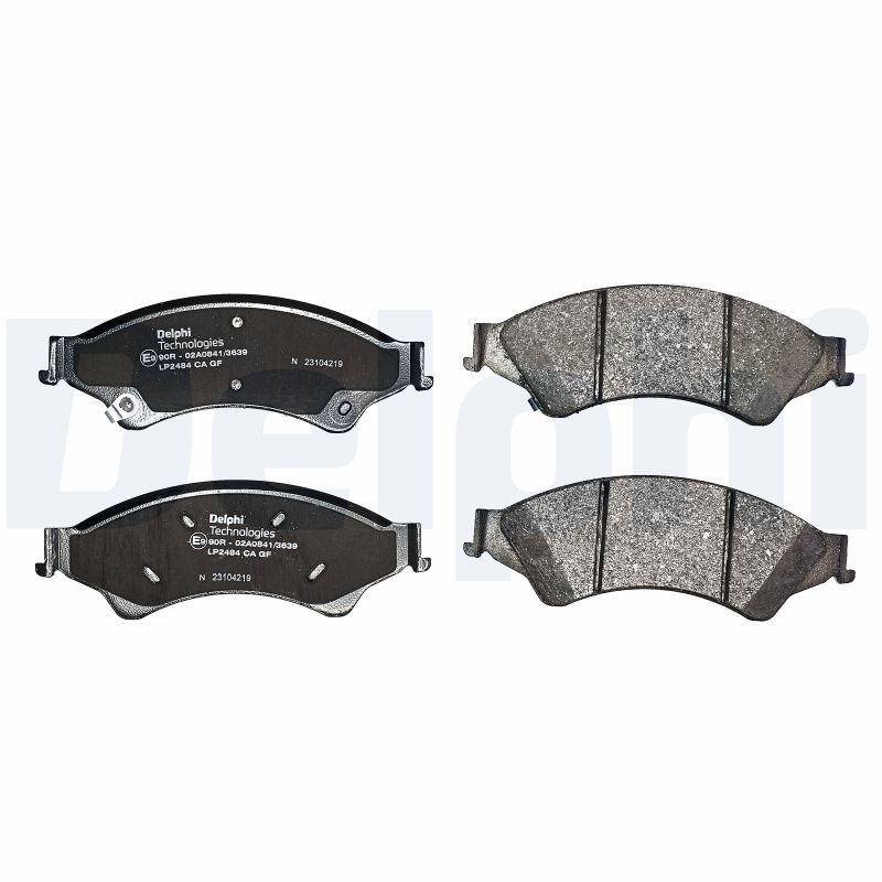 Гальмівні колодки дискові DELPHI LP2484 - zapix