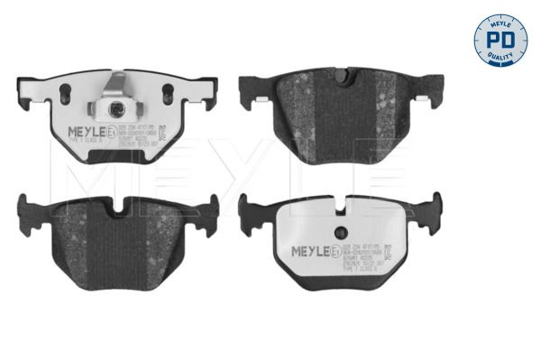 Гальмівні колодки дискові MEYLE 0252344717PD - zapix