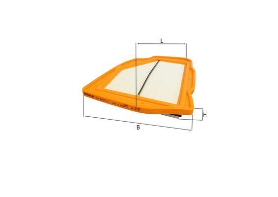 Повітряний фільтр MAHLE LX489811 - zapix