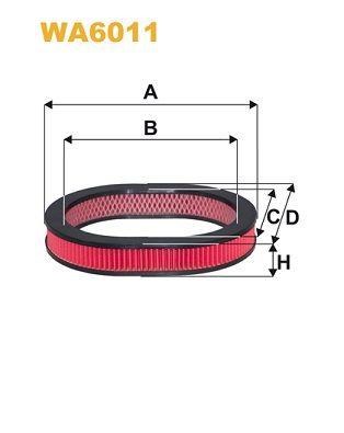 Воздушный фильтр WIX FILTERS WA6011