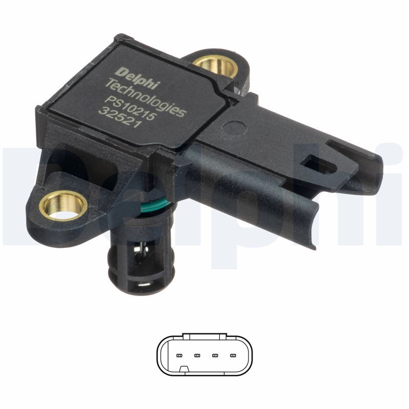 Датчик тиску наддува DELPHI PS10215 - zapix