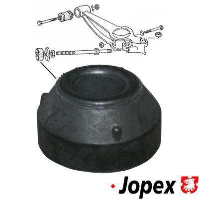 Сайлентблок важеля JP GROUP 1140201100 - zapix