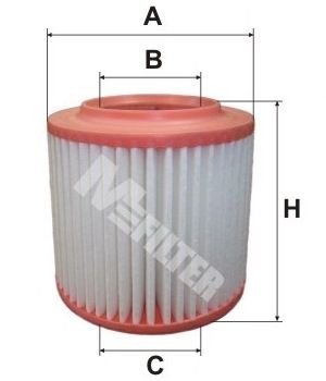 Повітряний фільтр MFILTER A8048 - zapix