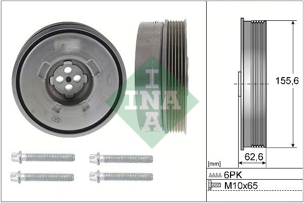 Шків колінвалу SCHAEFFLER INA 544050120 - zapix