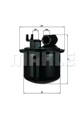 Паливний фільтр MAHLE KL183 - zapix