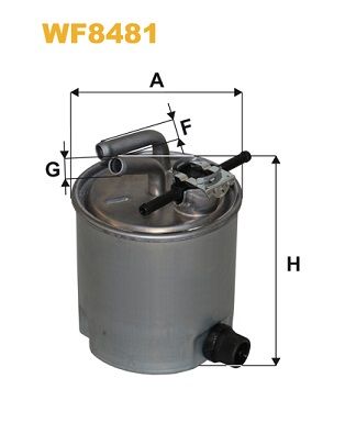 Паливний фільтр WIX FILTERS WF8481 - zapix