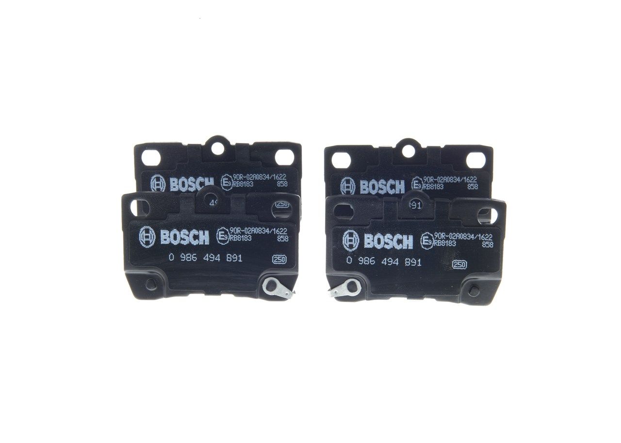Гальмівні колодки дискові BOSCH 0986494891 - zapix