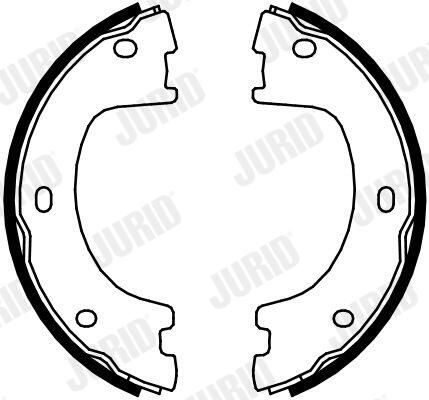 Гальмівні колодки ручника (барабанні) JURID 362547J - zapix