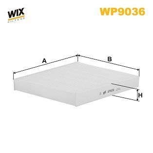 Фільтр салону WIX FILTERS WP9036 - zapix