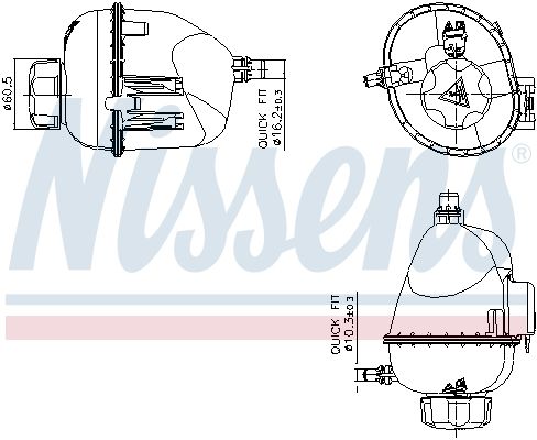 Расширительный бачок NISSENS 996317