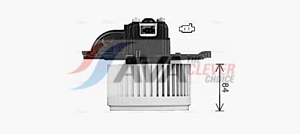 Вентилятор салону AVA QUALITY COOLING CN8335 - zapix