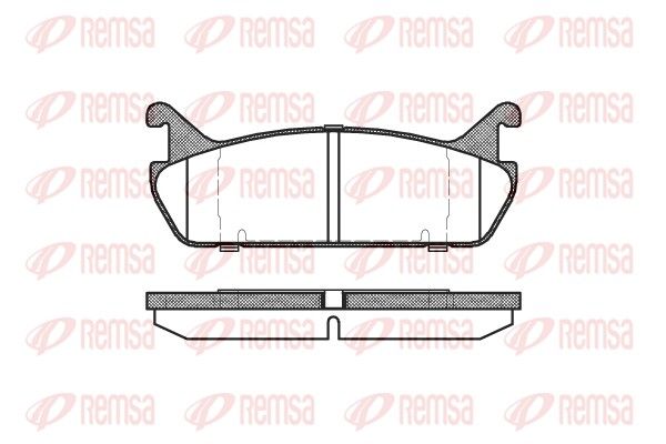 Гальмівні колодки дискові REMSA 032900 - zapix