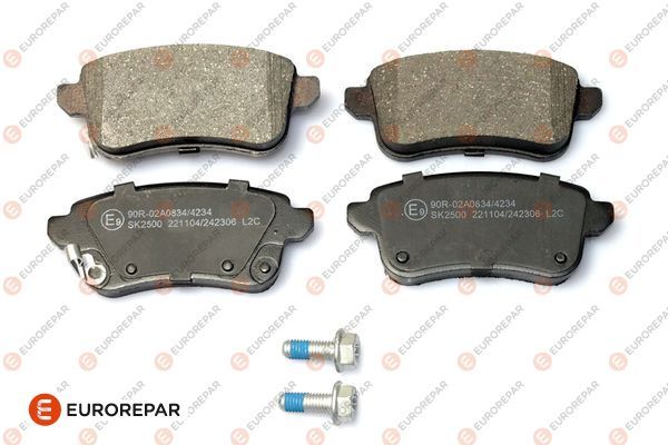 Гальмівні колодки дискові EUROREPAR 1697651780