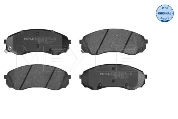 Гальмівні колодки дискові MEYLE 0252459717W - zapix