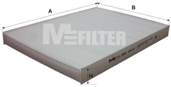 Фільтр салону MFILTER K910 - zapix