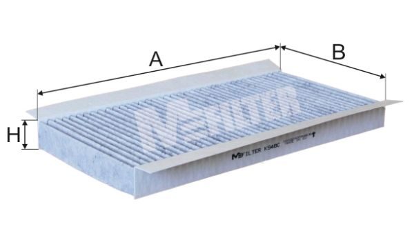 Фільтр салону MFILTER K948C - zapix