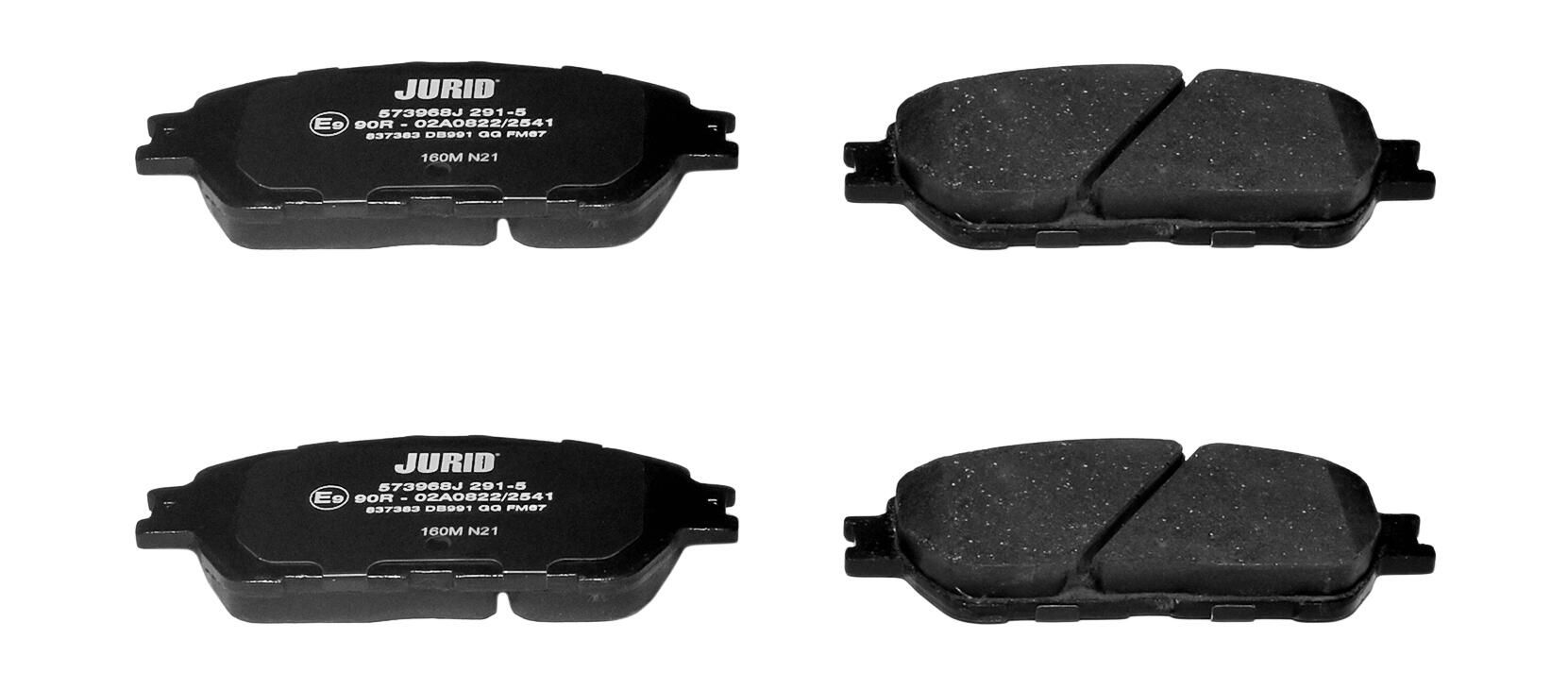 Гальмівні колодки дискові JURID 573968J - zapix