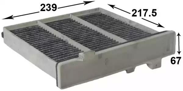 Фильтр салона JS ASAKASHI AC3504C