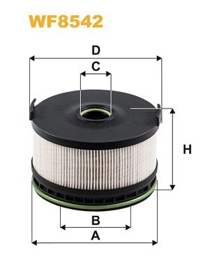 Паливний фільтр WIX FILTERS WF8542