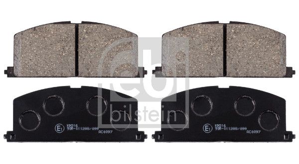 Гальмівні колодки дискові FEBI BILSTEIN 16581 - zapix