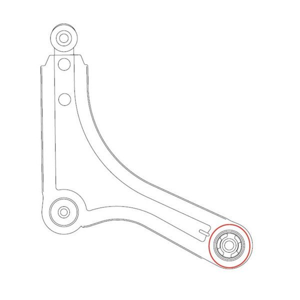 Сайлентблок важеля CTR GV1032 - zapix