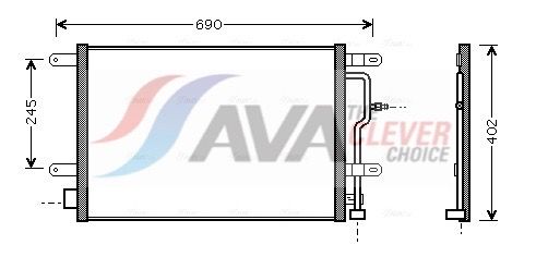 Радіатор кондиціонера AVA QUALITY COOLING AI5194 - zapix