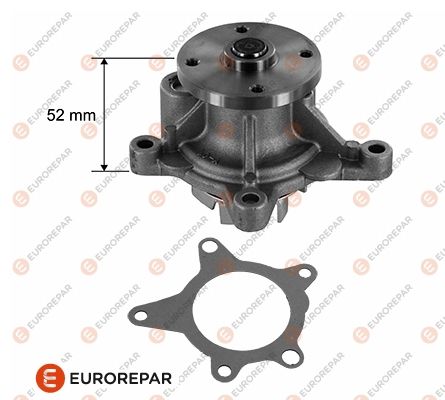 Помпа системи охолодження EUROREPAR 1623118080 - zapix