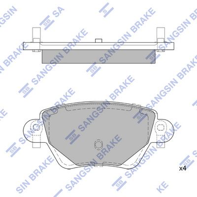 Гальмівні колодки дискові HI-Q SP2031 - zapix
