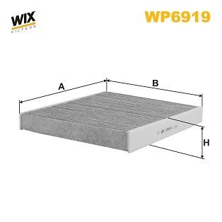 Фільтр салону WIX FILTERS WP6919 - zapix