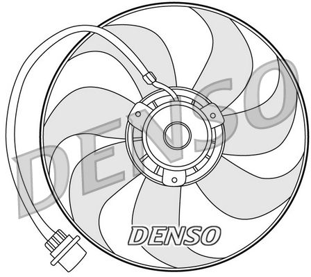 Вентилятор системи охолодження DENSO DER32001 - zapix