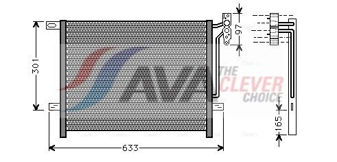 Радіатор кондиціонера AVA QUALITY COOLING BW5203 - zapix