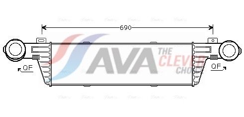 Інтеркулер AVA QUALITY COOLING MSA4296 - zapix