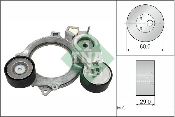 Натяжний пристрій ременя поліклінового SCHAEFFLER INA 534093510 - zapix