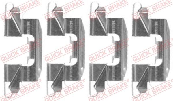 Приладдя / деталі гальмівних колодок QUICK BRAKE 1091720 - zapix