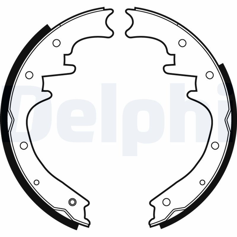Гальмівні колодки ручника (барабанні) DELPHI LS1872 - zapix