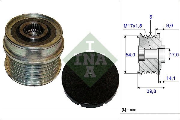 Муфта генератора SCHAEFFLER INA 535017110 - zapix