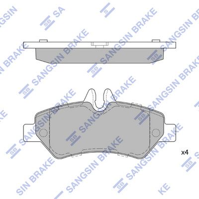 Гальмівні колодки дискові HI-Q SP1562