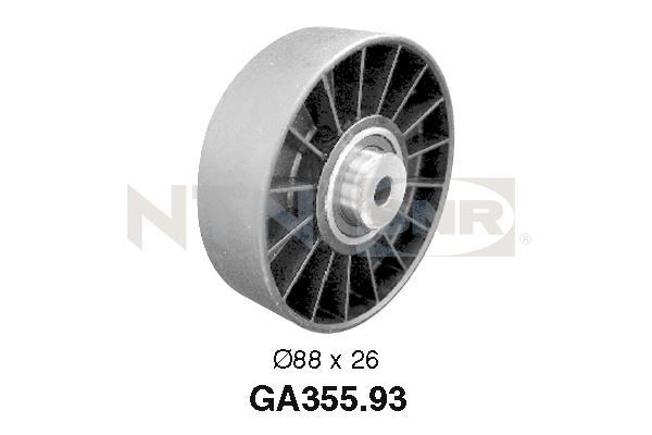 Обвідний ролик ременя приводного SNR GA35593 - zapix