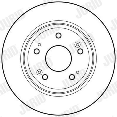 Гальмівний диск JURID 562687JC - zapix