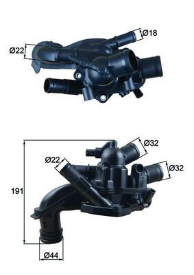 Термостат MAHLE TM46105 - zapix