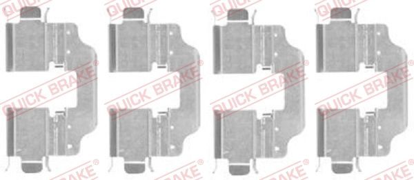 Приладдя / деталі гальмівних колодок QUICK BRAKE 1091773 - zapix