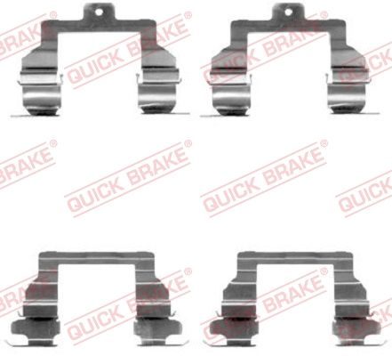 Приладдя / деталі гальмівних колодок QUICK BRAKE 1091291 - zapix