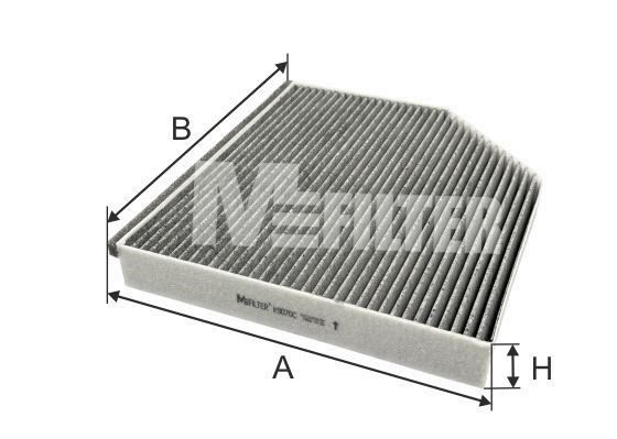 Фільтр салону MFILTER K9070C - zapix